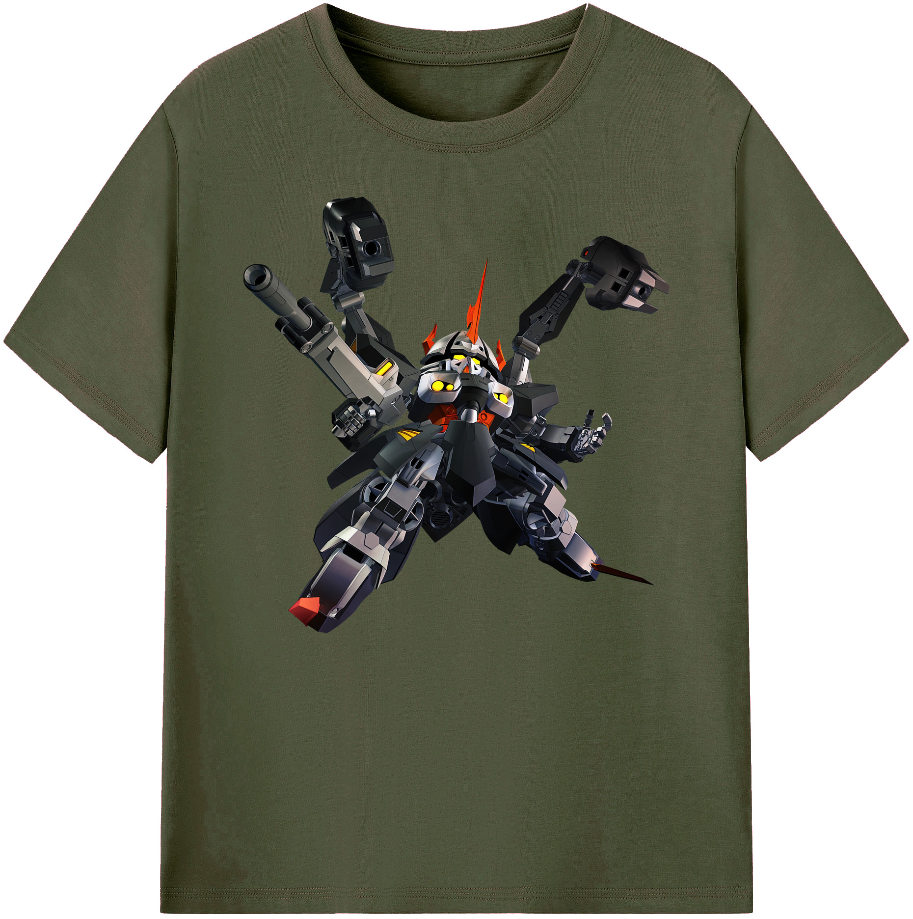 （画像用） 機動戦士ガンダム Mobile Suit Gundam 綿100％ メンズ半袖Tシャツ｜肌触りやわらか＆通気性